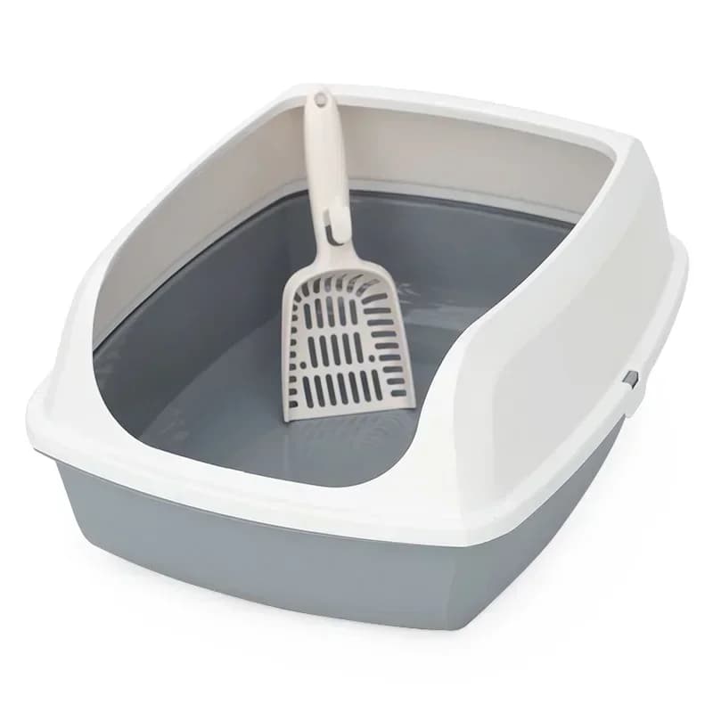 Lettiera per gatti Toilette per gatti di grandi e piccole dimensioni Deodorante Anti-spruzzi Gattini Gattino Lettiera per gatti Semiphiusa Lettiera per gatti Basi