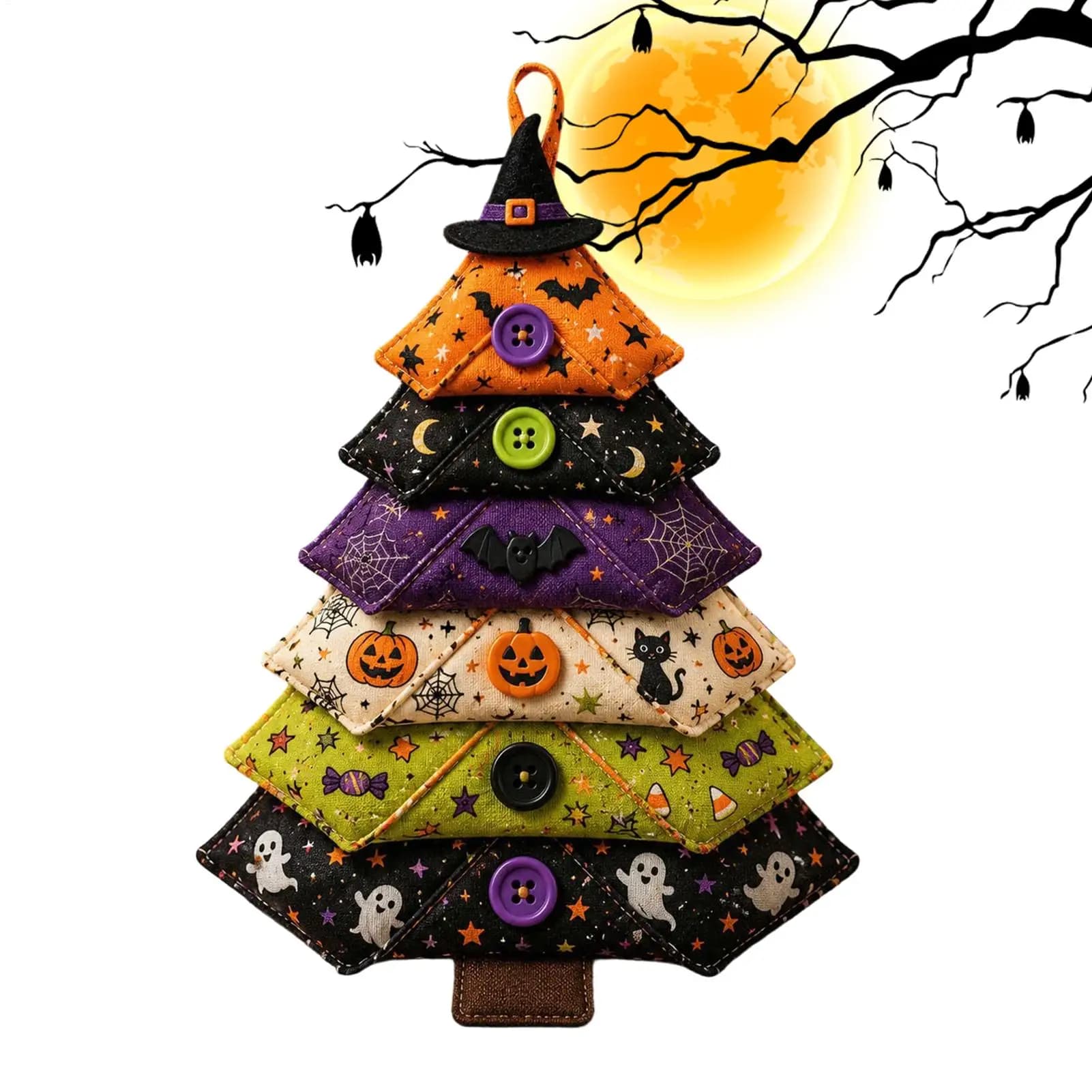 Sewing Craft Kit With Thread Christmas Tree Handmade Fabric Home Decor Holiday Sewing Craft Art Kit For Women Men Beginner Home