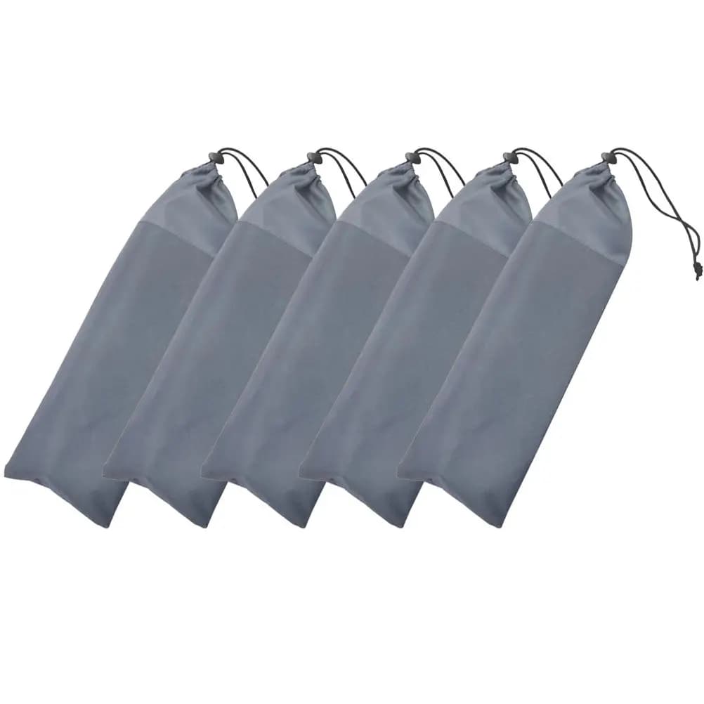 Set di 5 Borse Portaoggetti Resistenti in Oxford 600D per Picchetti da Tenda, Organizer Compatto per Attrezzi da Campeggio e Corde