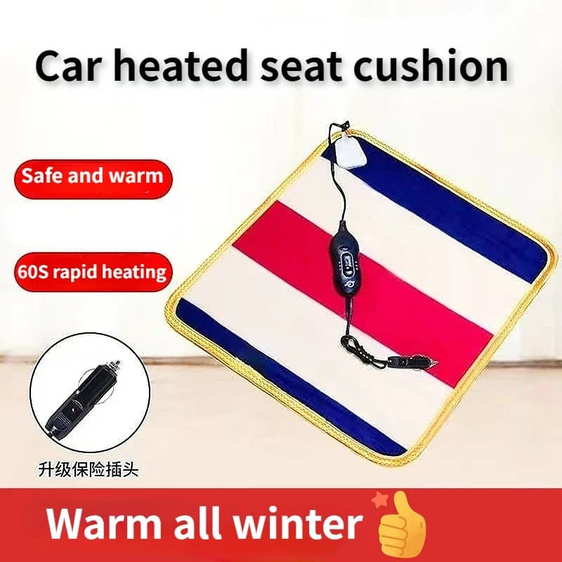 Heated seat cushion mounted on truck Electric bearing 12V Cigarette lighter 24V Seat cushion Car seat covers Car accessories