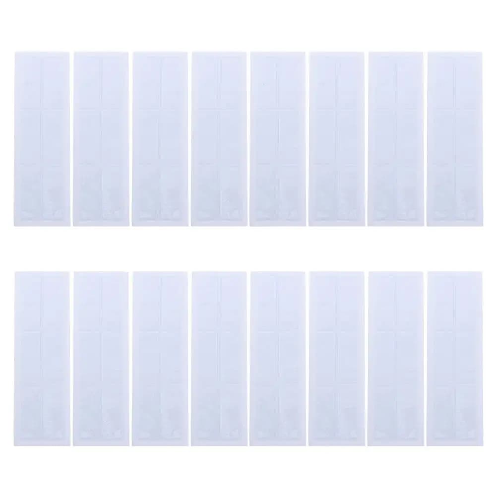40 set di portaetichette autoadesivi, custodie trasparenti in PVC per etichette da scaffale, tasche per etichette, per ufficio, biblioteca, magazzino