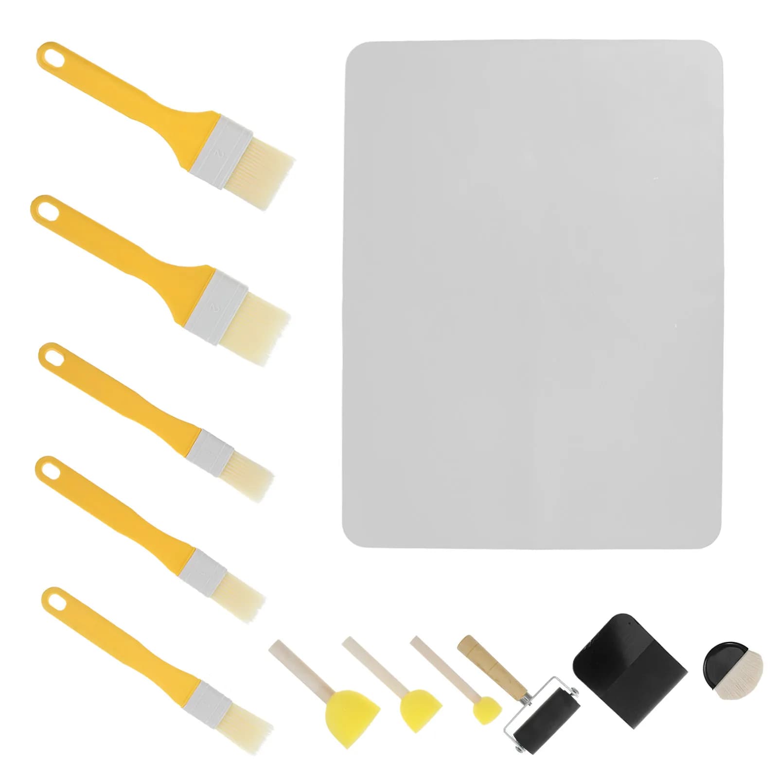 1Set Decoupage Tool Set Essential Craft Kit Starter Pack for DIY Scrapbooking Collage Paper Craft Vintage Supplies Hobby Tools