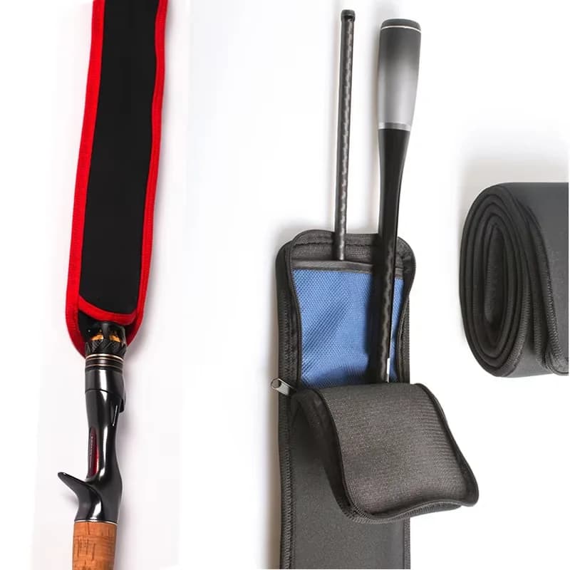 Fishing rod case 80/90/100/110/130/150/170 cm Foldable single/double layer protective case for spinning/casting A637