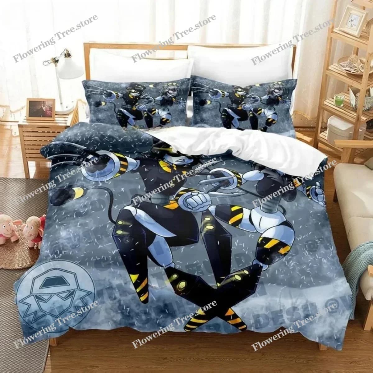 Fashion Murder-Drones Duvet Cover Sets 3D Printing Murder-Drones Bedding Set Home Textiles Adult Children Bedroom Duvetcover Set