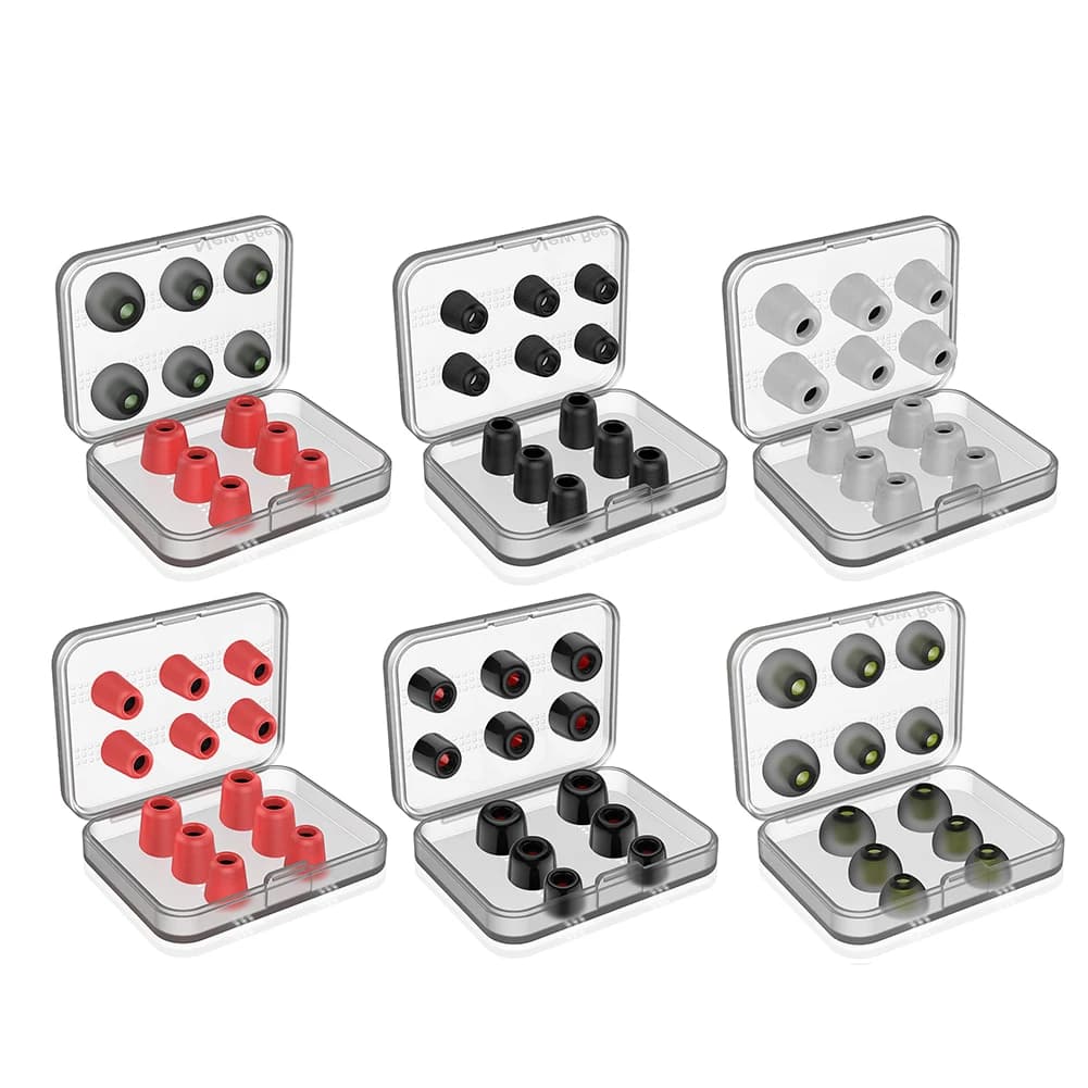 Memory Foam Ear Tips Enhanced Music Experience Comply Foam Tips Compact Lightweight Ear Cushion Replacement for Headphones