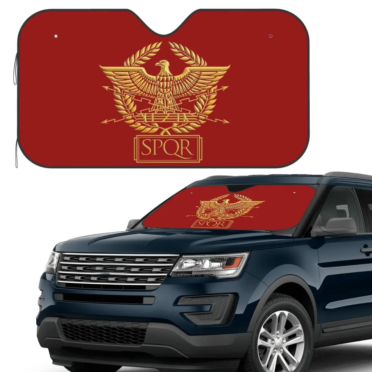 Rome SPQR Romano Parasole Parabrezza Auto Parabrezza Anteriore Finestra Parasole Accessori Coperture