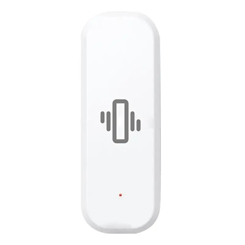 AA87 Zigbee Smart Vibration Sensor Detection Tuya Smart Life APP Notification Real-Time Motion Vibration Alarm Smart Home, Durab
