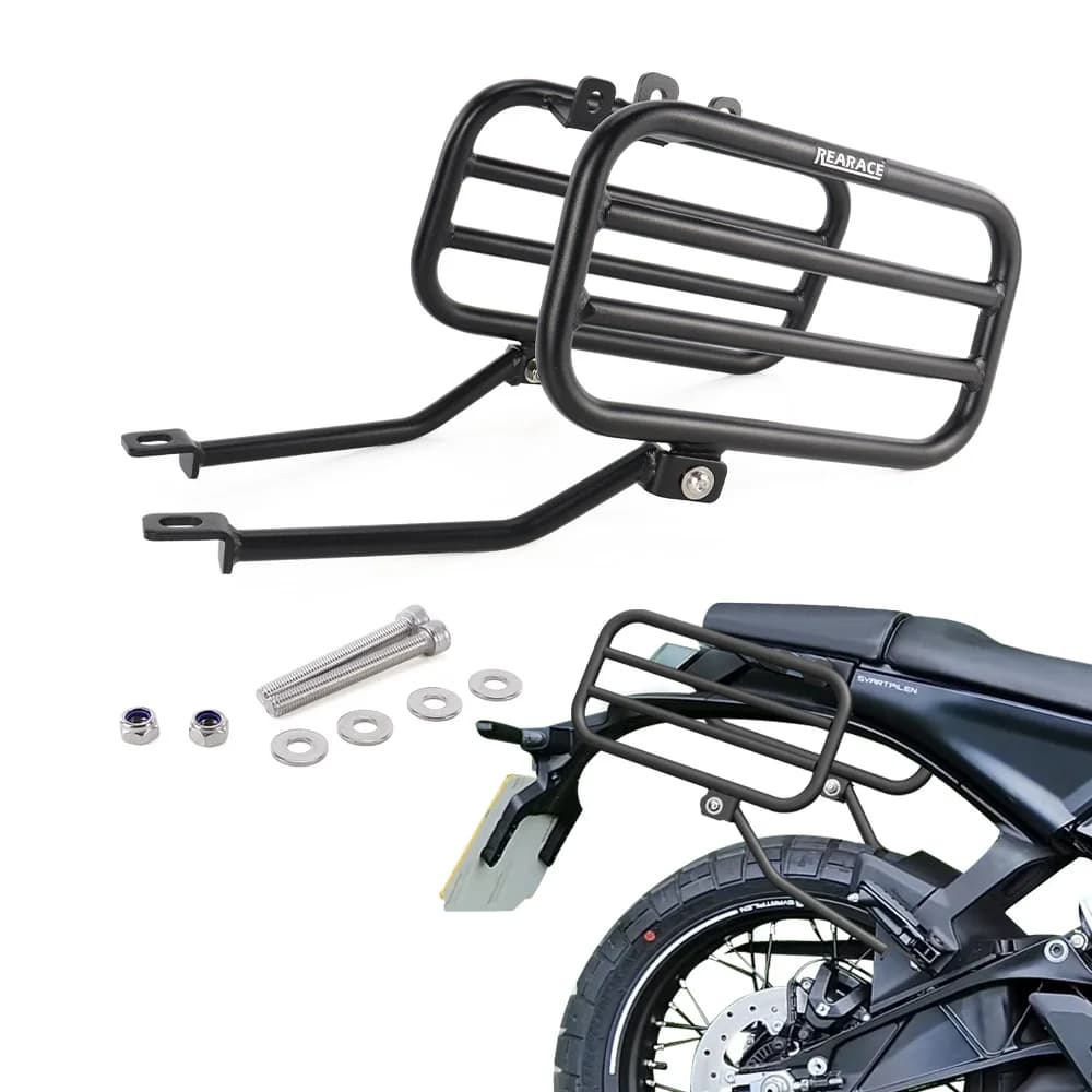 Portapacchi laterali per moto adatti per Husqvarna Svartpilen e Vitpilen 250/401 2024-2025 Staffe di supporto per borse laterali Portapacchi