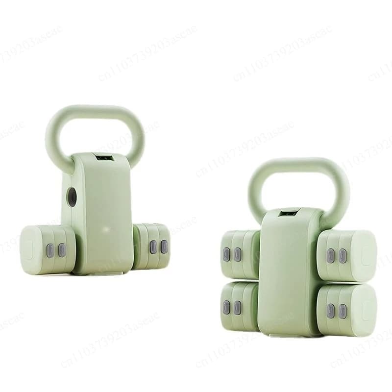 Kettlebell Dumbbell 2-in-1 Fitness Household Girls Men Adjustable Weight Pair Strength Training Pot