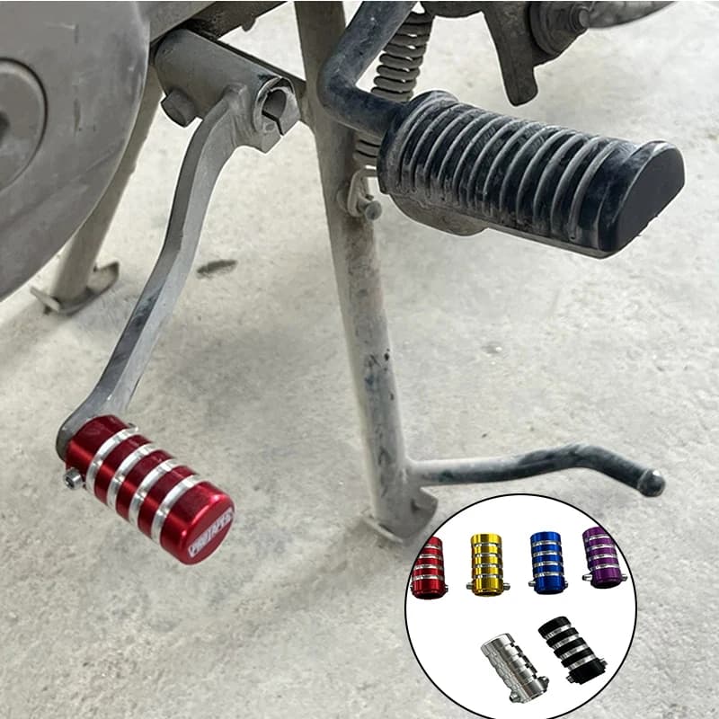 1 pz universale moto cambio leva cambio pedale pedale copertura in gomma moto avviamento pedane pad accessori moto