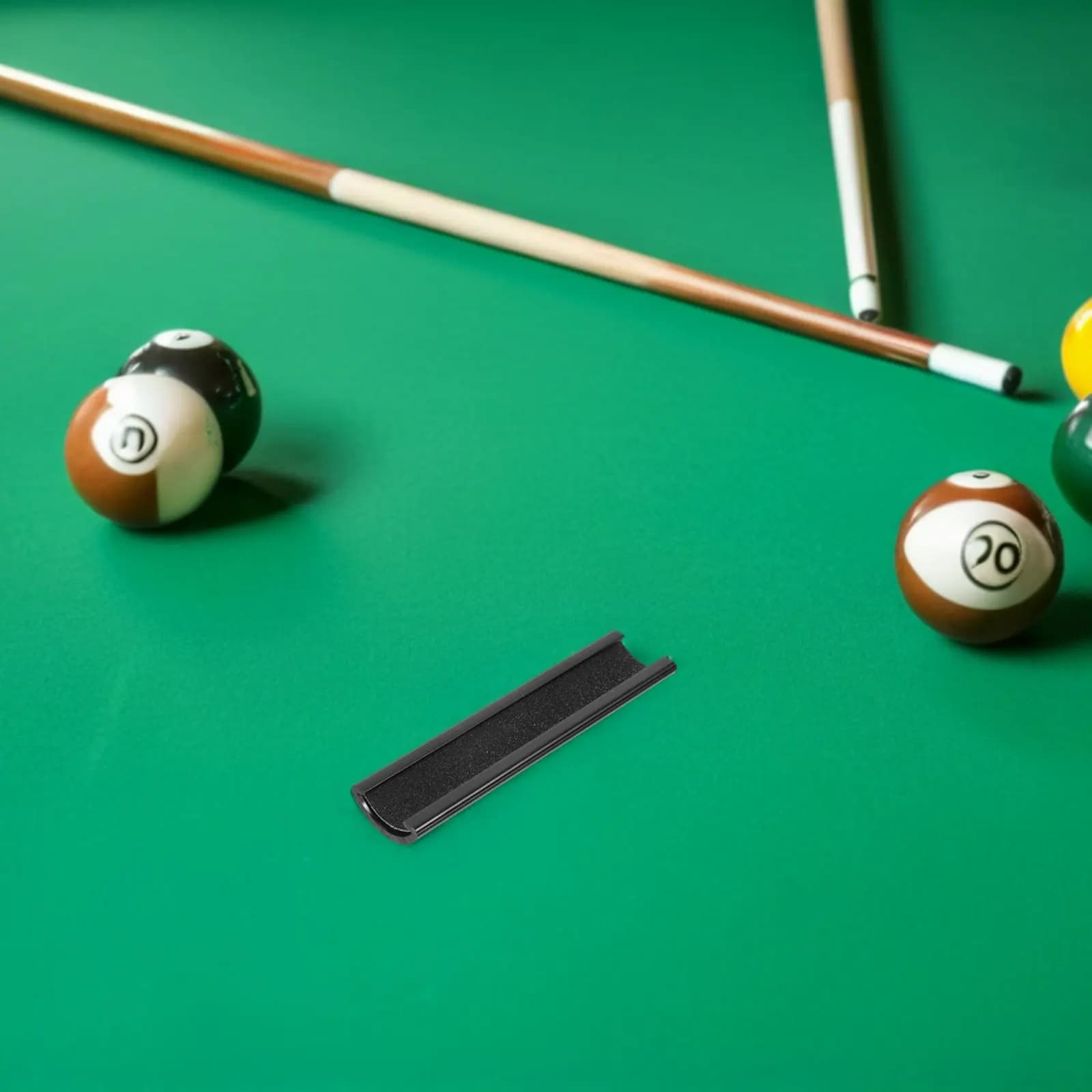 Set 1 Pezzo Levigatore per Puntali Stecca da Biliardo, Lima in Plastica, Lucidatore, Modellatore Nero, Strumento di Riparazione Puntali Stecca, Accessori Biliardo, Stecca da Snooker