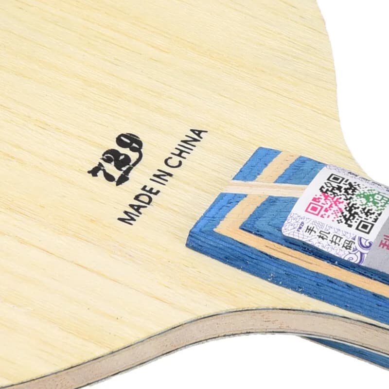 Racchetta da Ping Pong Friendship 729, Racchetta Offensiva in Aritlo e Carbonio, Nera, Gialla, Blu, per Sport e Fitness