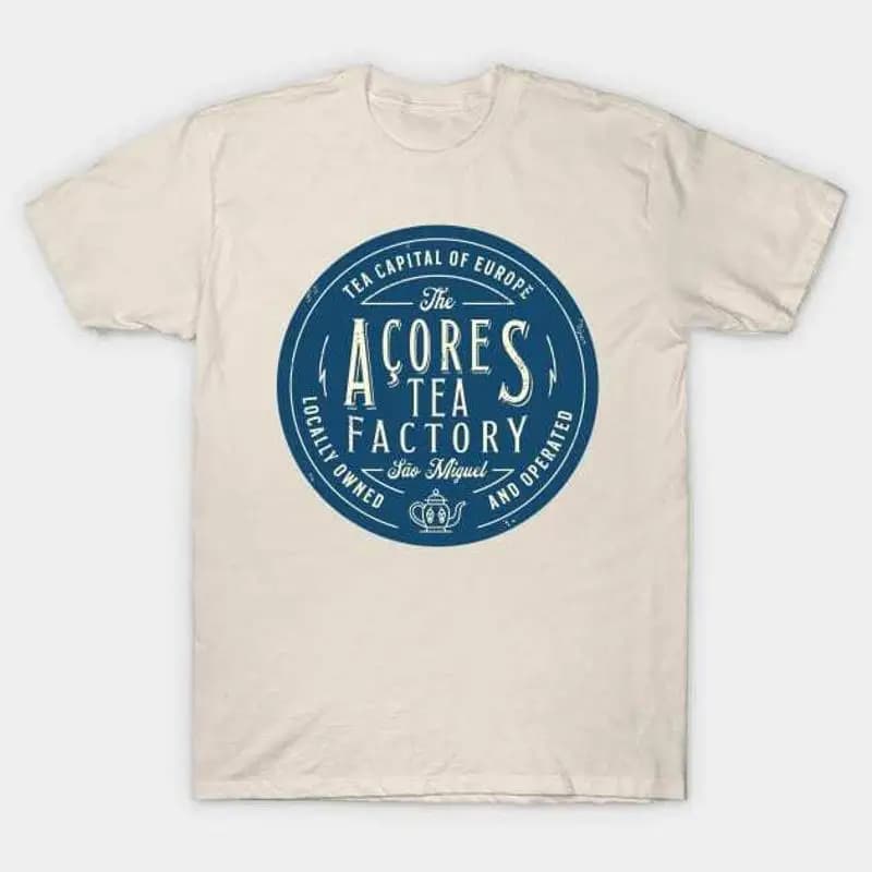 The Acores Tea Factory Sao Miguel capitol of Europe T Shirt S 5XL Veloce