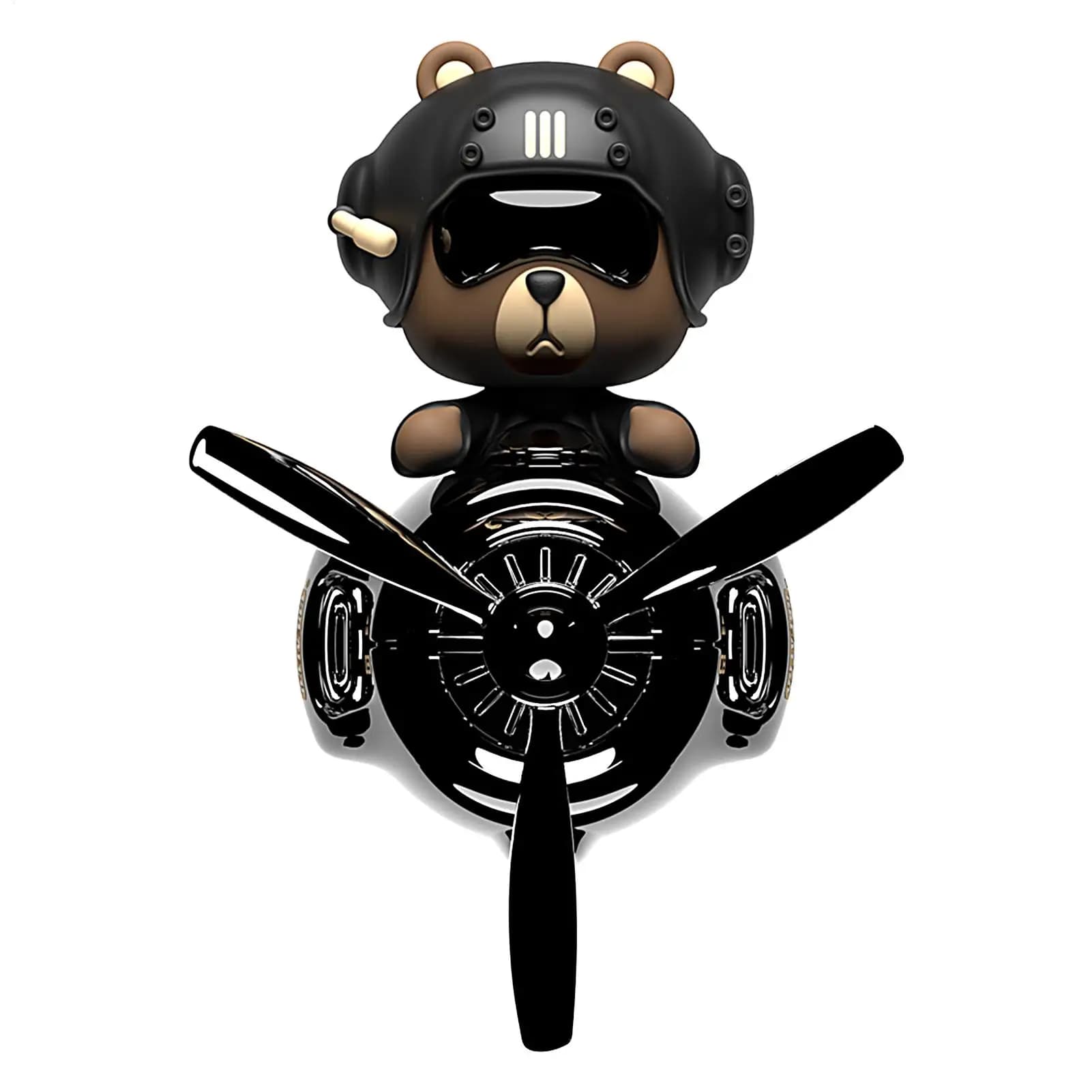 Bear Shaped Auto Aroma Diffuser, Ventilation Bush Clips, Elegant Car Decoration, Car Scenter for Relax