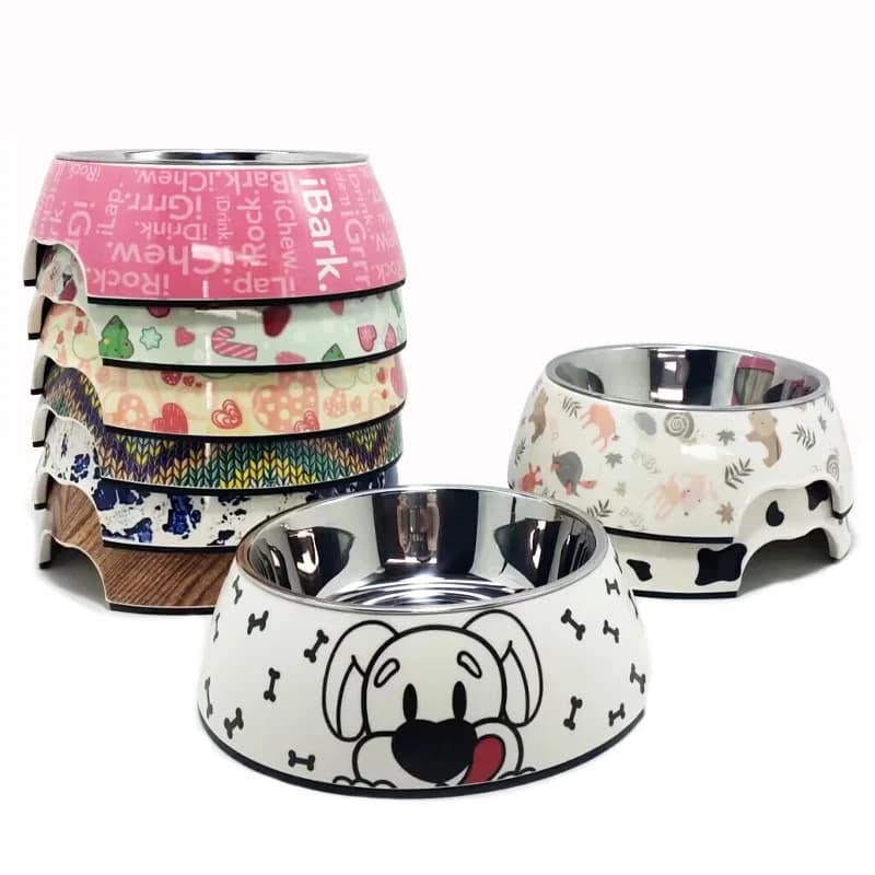 Base antiscivolo per ciotola per cibo per cani di taglia grande - Piatto per animali resistente antiribaltamento per cani di taglia piccola, media e grande