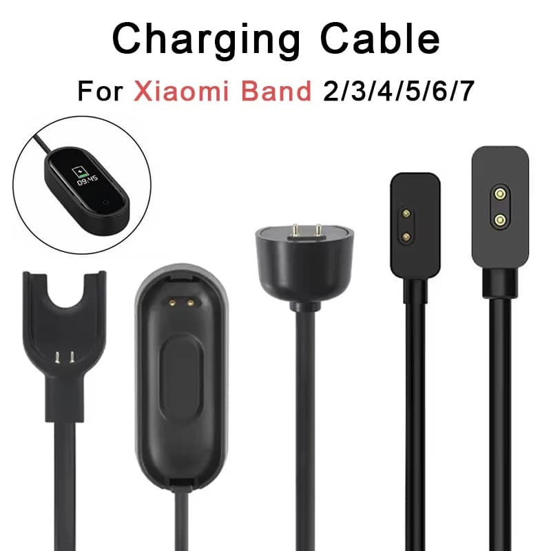 USB Charging Cable For Xiaomi Mi Band 7 6 5 4 3 2 Magnetic Chargers For Xiaomi Mi Band 7 Pro For Xiaomi Mi Band 3 USB Charger