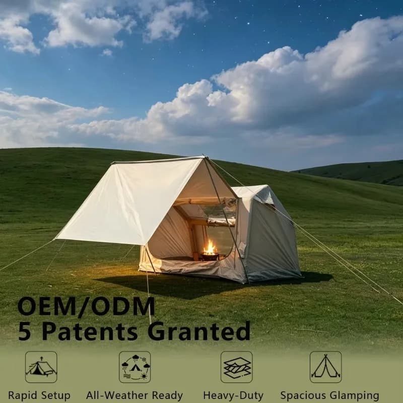 Durable UV Resistant Reliable Manufacturer Inflatable Camping Tent for Resort Procurement