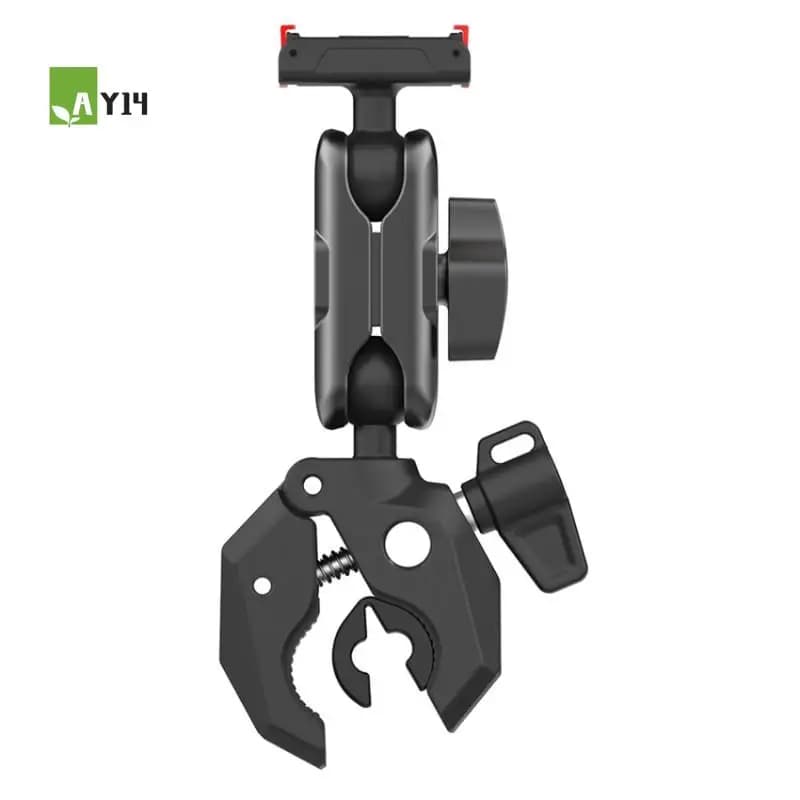 AY14 - Supporto per Telecamera da Moto, Morsetto per Manubrio per Gopro, DJI, Action Camera