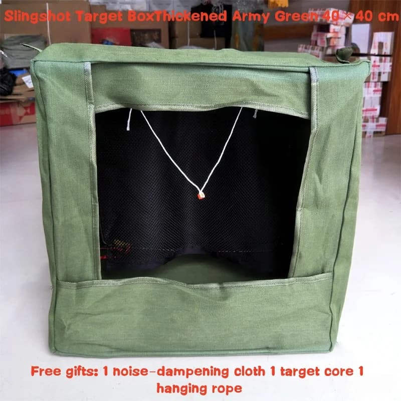 Thickened Archery Target Box Indoor Outdoor Practice Stance Noise Reduction Cloth Durable for Game Supplies