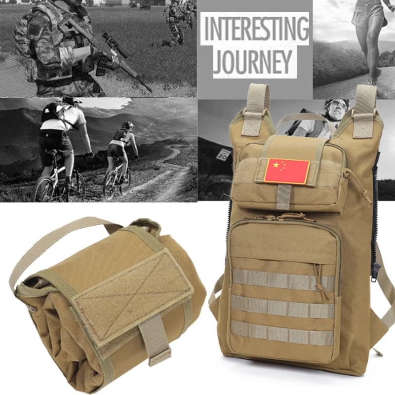 FANDAO Trekking bag for outdoor sports Assault tactics Mimetic combat Tattico Molle Water Pack Moisturizing package for shooting hunting