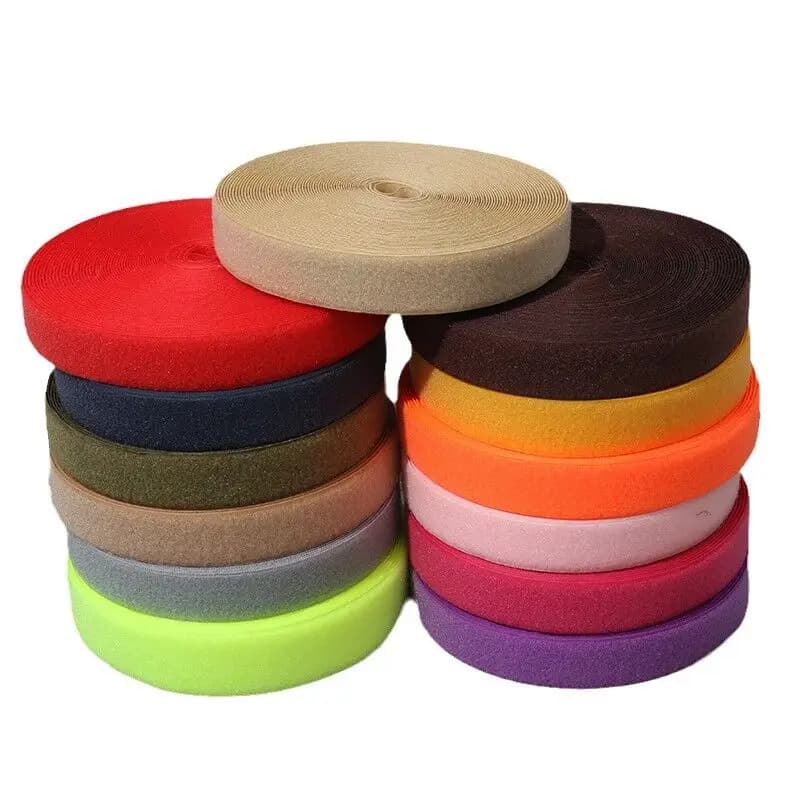 1 M/paia (40mm) Magic Strip Strap Hook Loop Nastro di fissaggio autoadesivo i ganci Accessori per cucire Mestiere fai da te Nessuna colla adesivo