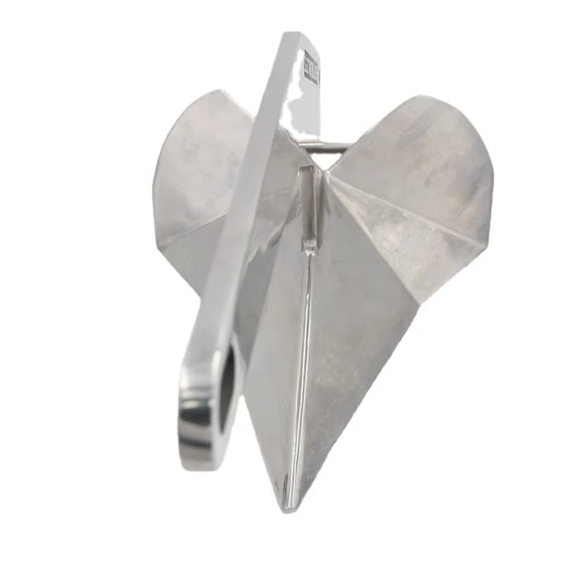 Ancora a Grappino Grande in Acciaio Inox 316, Triangolare, Ancora da Sabbia, Ancora per Yacht, Ancora per Imbarcazioni, Parti Nautiche