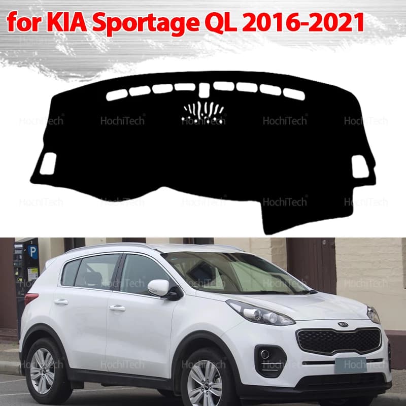 Cruscotto Copertura Pad Protettivo per KIA Sportage QL 2016-2021 Accessori Auto Cruscotto Parasole Anto-UV Tappeto LHD RHD