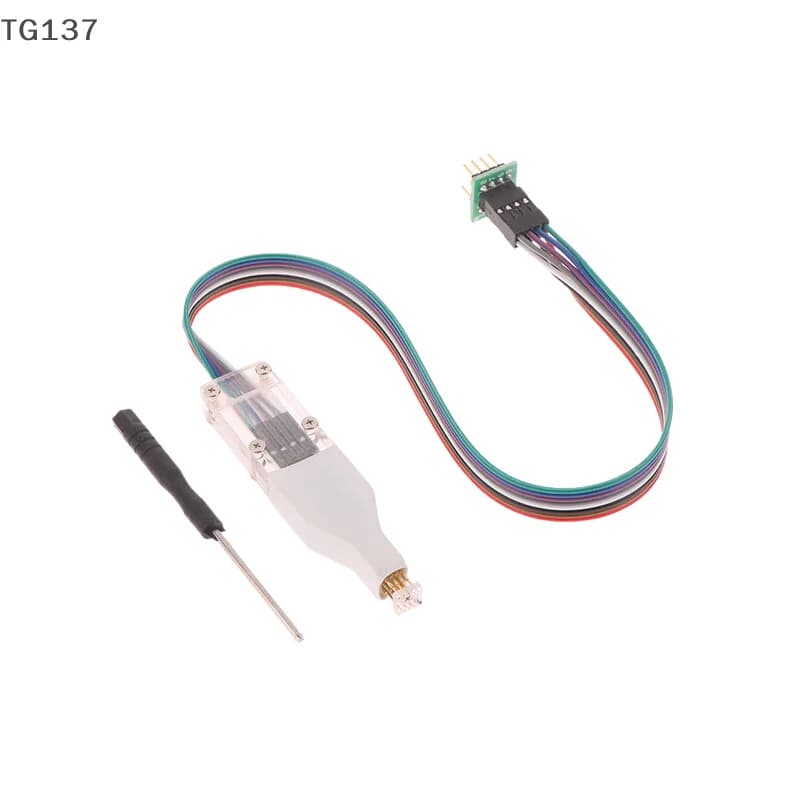 1 Pz Metallo Sop8 W-son Chip Scarica Bruciare Scrivere Sonda A Molla Ago Flash Eeprom Chip Bruciatore Cavo