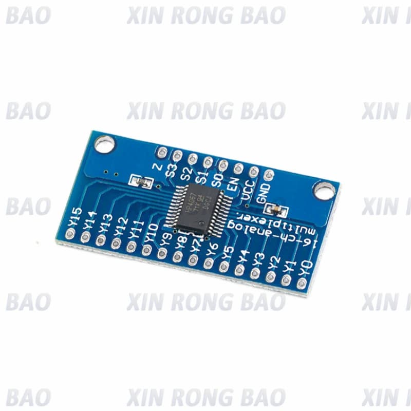 CD74HC4067 CMOS 2V-6V 16 Channel Way Analog Multiplexer / Digital ADC Module For Arduino 74HC4067 Microcontroller Board