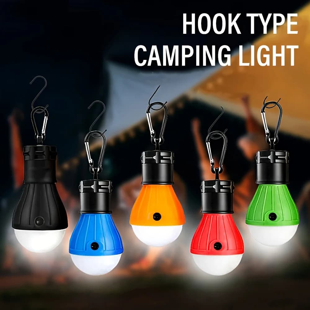 Outdoor Camping Tent Light Portable Lantern LED Bulb External Light SOS Suffused Light Emergency Travel Lamp Uses AAA Battery