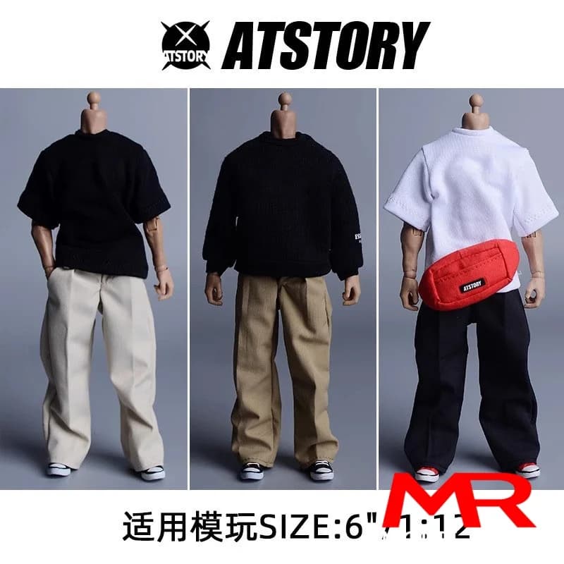 ATStory 1/12 Bilancia BJD Soldato Per Il Tempo Libero Pantaloni Vestiti Modello Misura 6 ''Romakey Notaman Asi 3.0 Maschio Action Figure Corpo Bambole