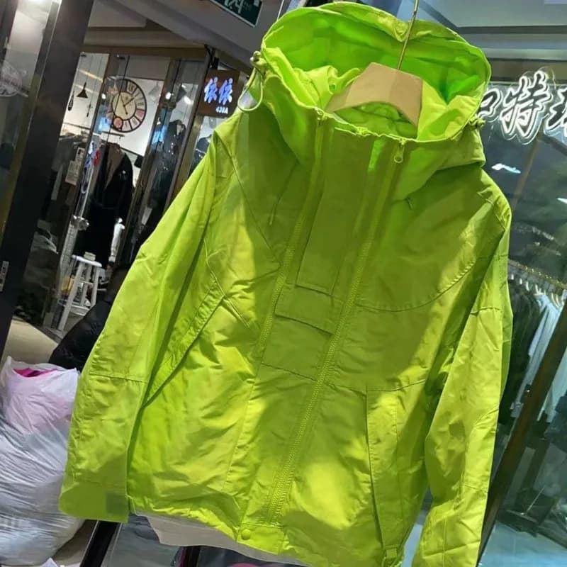 Giacca da boxe primaverile da uomo Cardigan con cerniera con cappuccio Protezione solare Atmosfera ampia Nicchia personalizzata Design vintage Tendenze del marchio