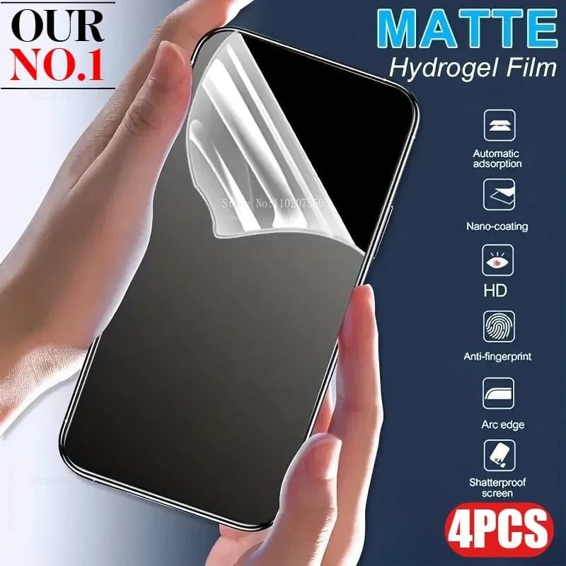 4 pezzi pellicola idrogel opaca per Samsung Galaxy S25 Ultra S25Plus S24 Ultra pellicola protettiva anti-impronte S23/S22 Ultra S20 S21FE