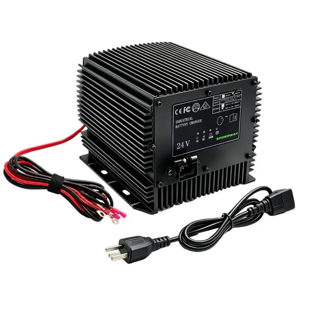 24V 25A Lead Acid Battery Charger for Tennant Floor Scrubber Sweeper Replace 1029256 603235 50050 80989 1058164