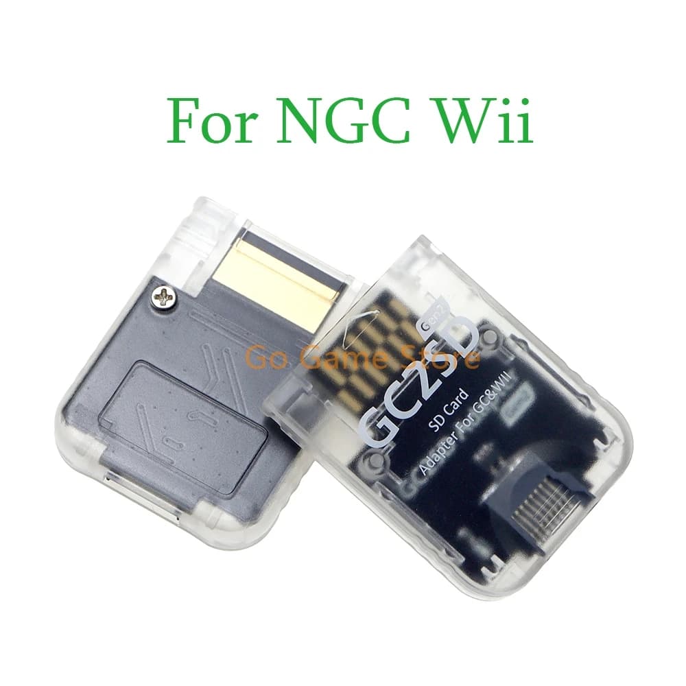20 pezzi di lettore di schede SD NGC V2.0 per Nintendo GameCube Gen2 GC2SD, adattatore per schede di memoria TF per console di gioco Wii