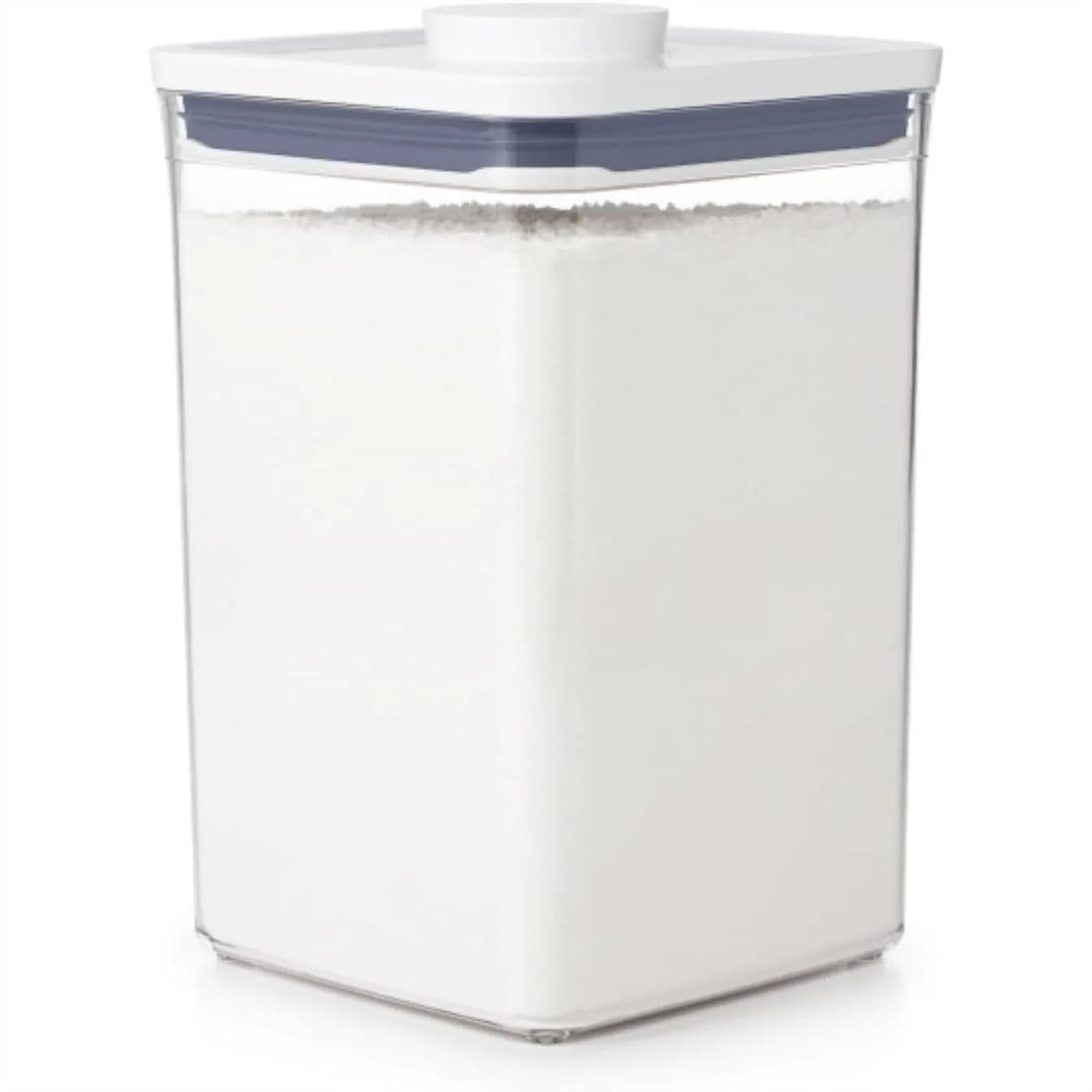 Airtight Food Storage Container 4.4 Qt Push-Button Lid for Pasta Flour Sugar