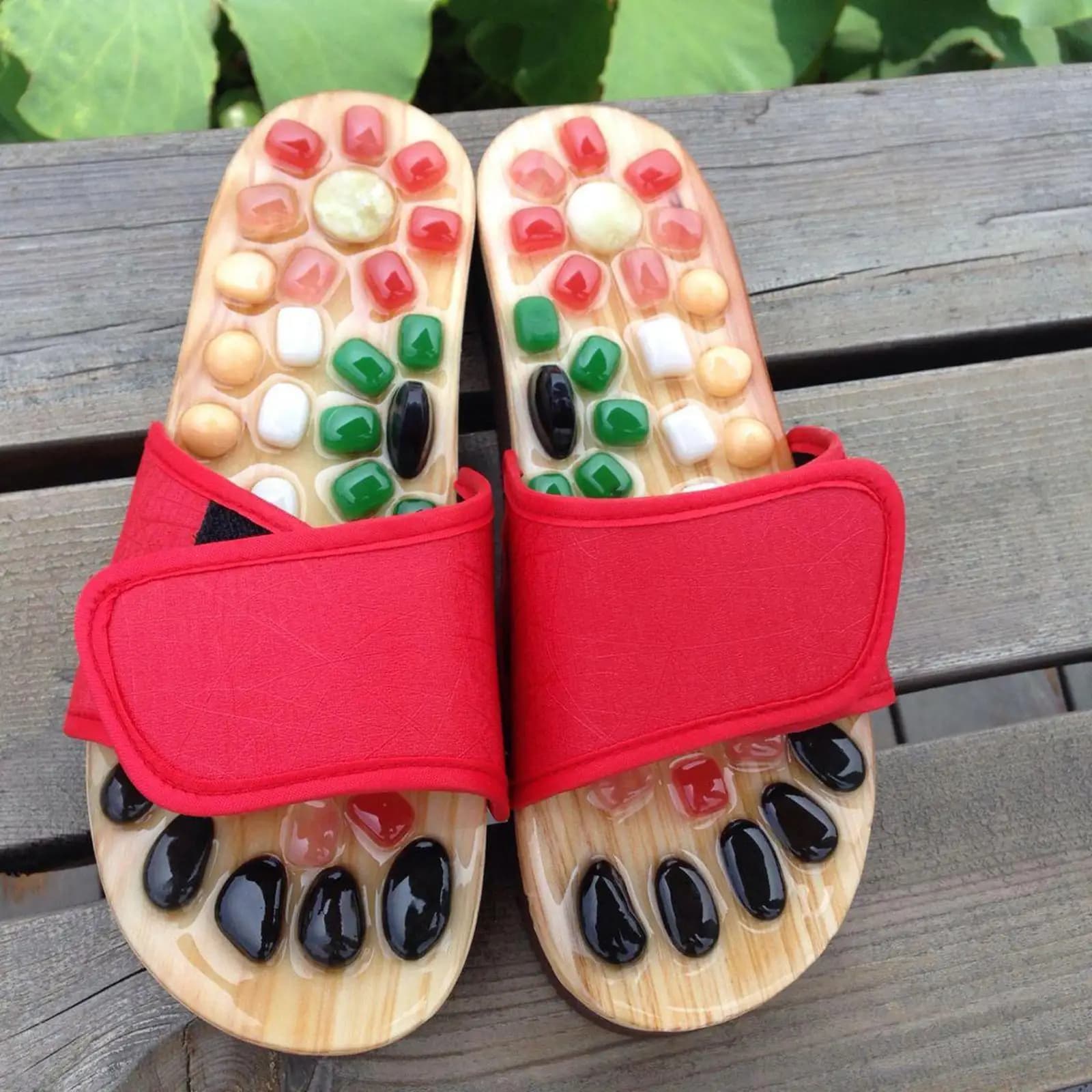 Reflexology Foot Massager Acupressure Massage Slippers Sandals