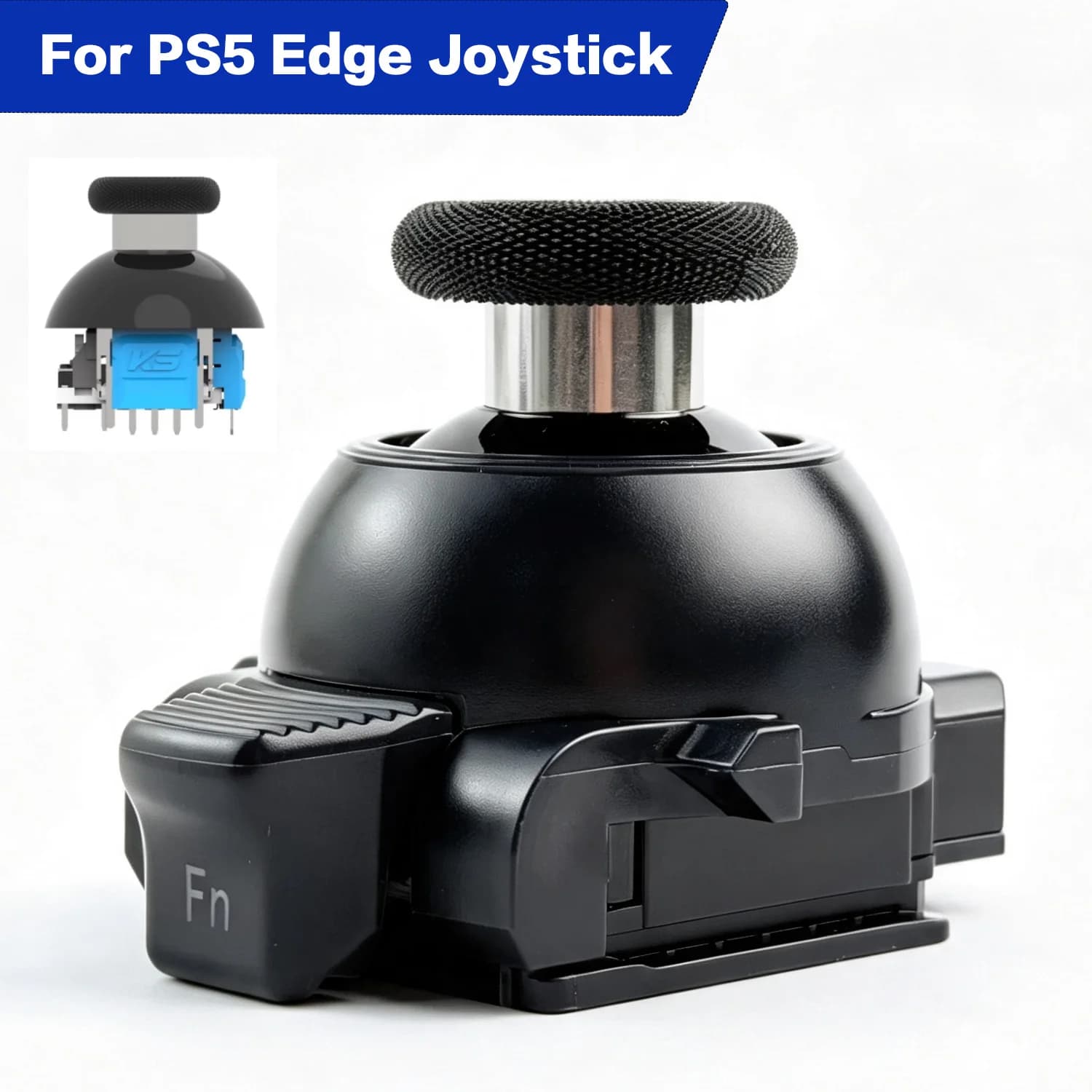 Besavior Adjustable-damping TMR Joystick Plug&Play Replacement Thumb Stick Module for PS5 Edge Controller Repair Accessories