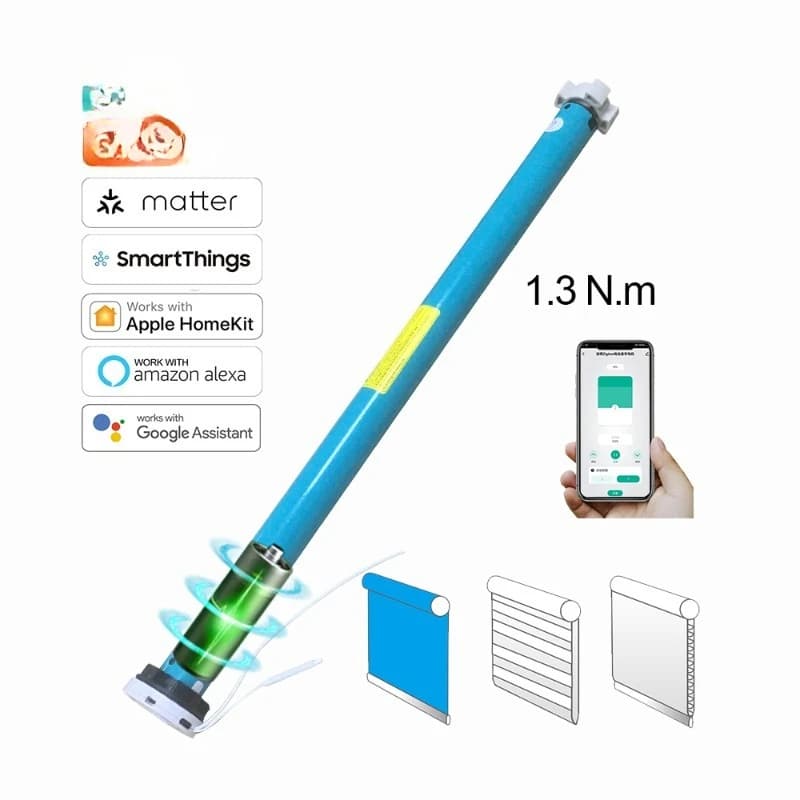 Smart home electric curtains, electric roller blinds, curtains and blinds motors for living room and office windows