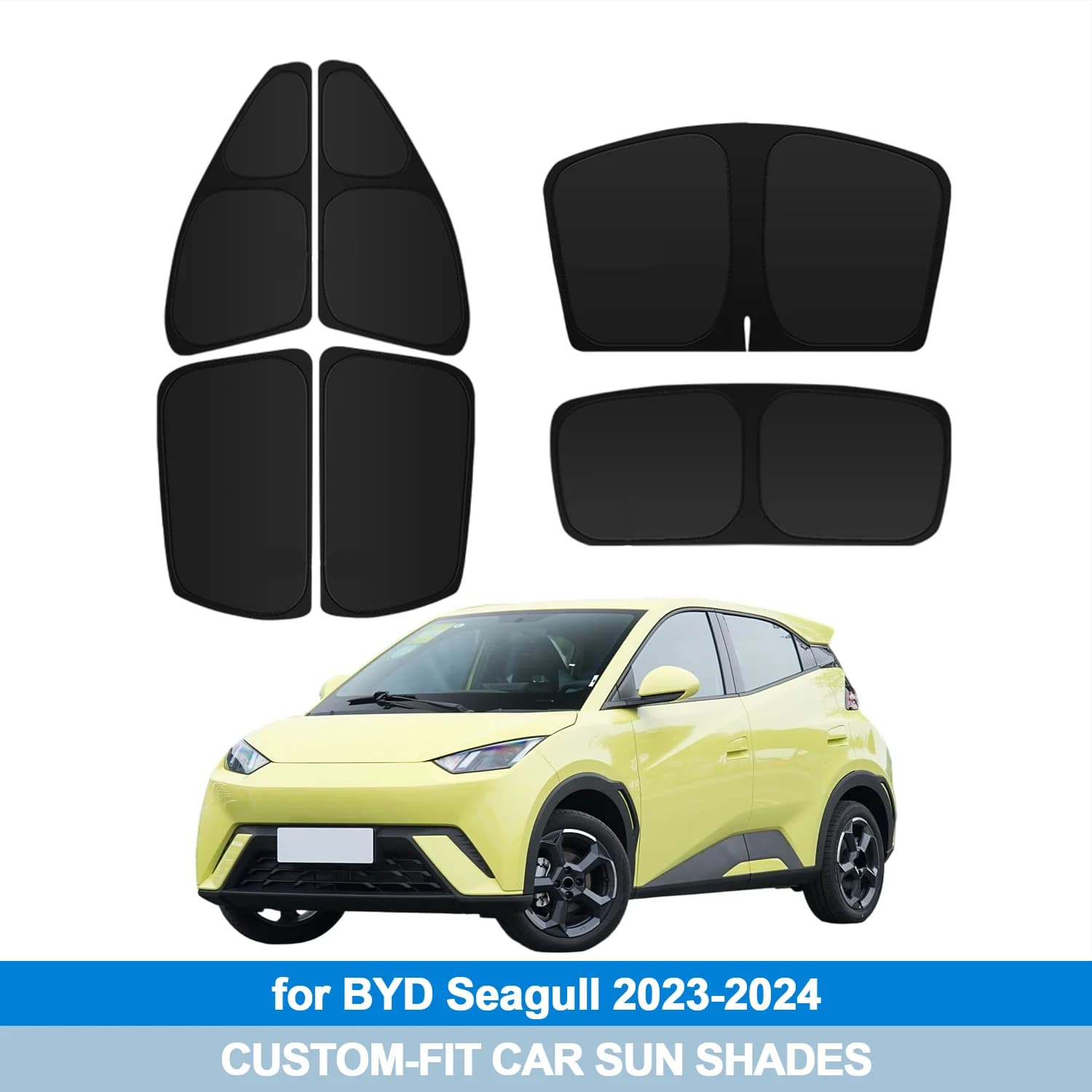 Per BYD Seagull 2023-2024 Parabrezza Parasole Finestre Laterali Shades Copertura Visiera Parasole Scudo Protezione Privacy