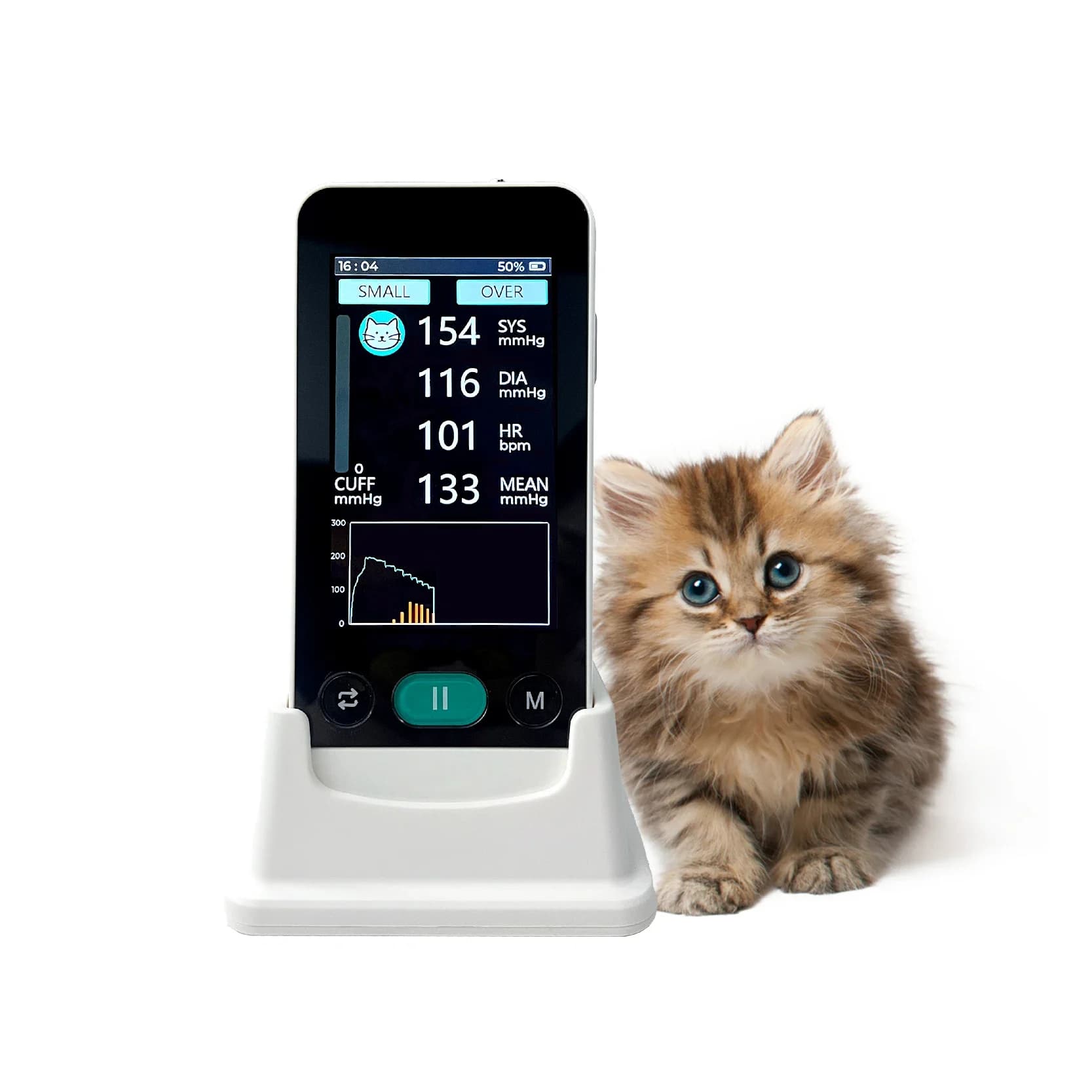 Portable Electric Veterinary Equipment Blood Pressure Monitor Pulse Oximeter For Dogs Cats For Commercial Home