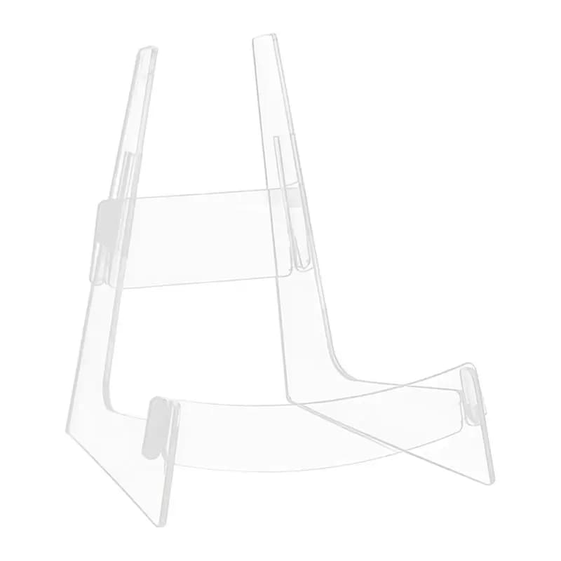 ABHS-Supporto per strumenti in acrilico trasparente, supporto compatto per ukulele, supporto da pavimento per violino, organizer portatile trasparente