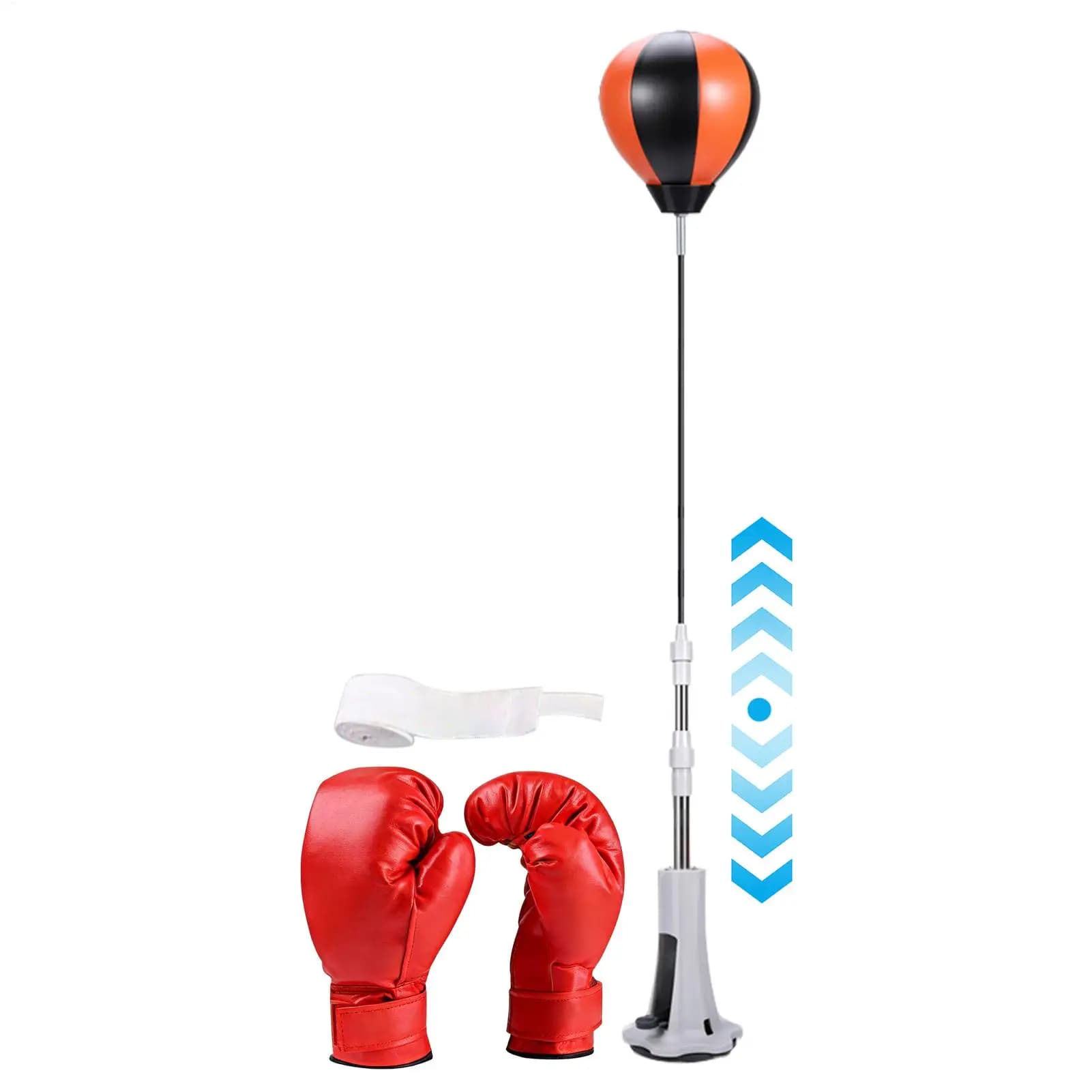 Sacco da boxe a ventosa per allenamento reflex, strumento antistress per boxe, ideale per casa, palestra, ufficio, fitness, giardino.