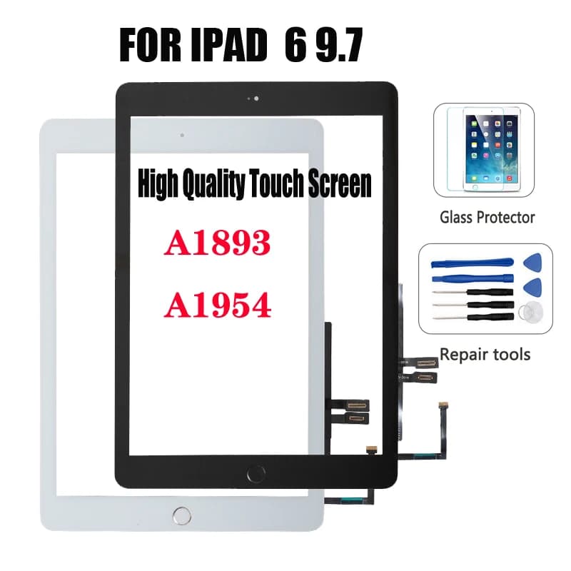 9.7 ''NUOVO Per iPad 2018 Touch Screen Per iPad 6 6th Gen 2018 A1893 A1954 Touchscreen Digitizer Pannello Touch In Vetro Frontale sostituire