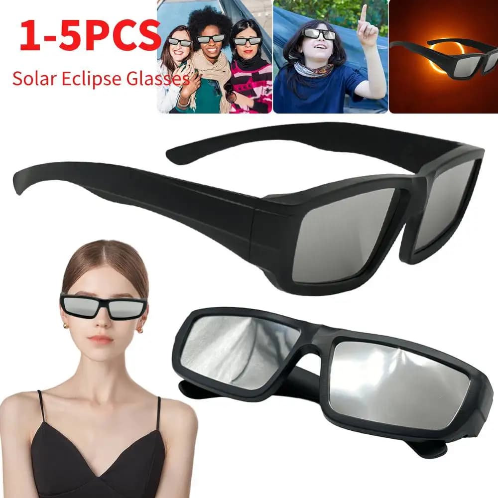 1-5x Solar Eclipse Glasses Protect Eyes Anti-uv Viewing Glasses Safe Shades Observation Solar Glasses Outdoor Eclipse Sunglasses