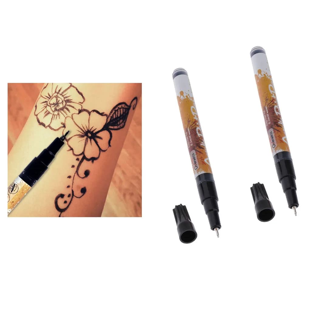 Double Tip Acrylic Paint Marker Pen Set Professional Drawing Pens for Artists DIY Art Craft Supplies for Home Office