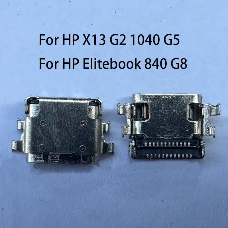 1 pcs 24P Double Pin Female USB port socket For HP X13 G2 1040 G5 Elitebook 840 G8 Coda plug Power supply charging port