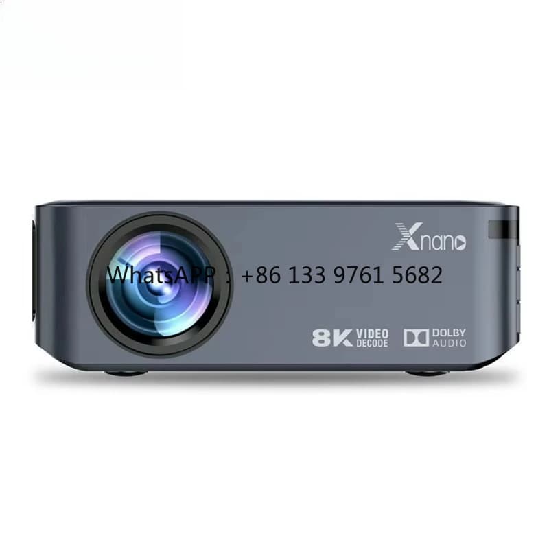 2025 Vendita calda2023 3D 4K 1080P Proiettore wireless DLP Smart Mobile Android Mini LED Proiettore Wifi Specchio Luce aziendale Altoparlante