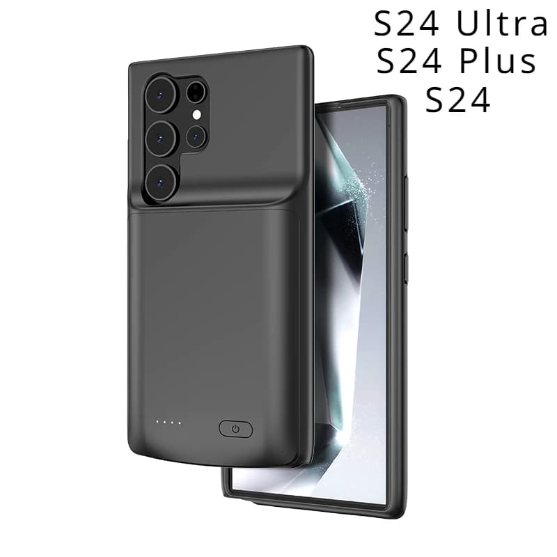 Custodia per batteria S24 per Samsung Galaxy S24 Ultra S24 Plus cover di ricarica power Bank custodia antiurto per caricabatterie accessori