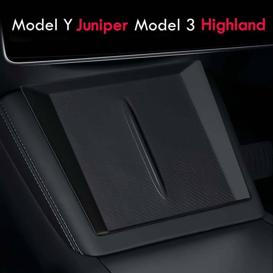 Silicone Wireless Charging Mat For Tesla Model Y Juniper 2025 2026 Model 3 Highland Center Console Anti-Slip Protector Pad Wire